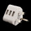 2X Universal USB UK Plug 3 Pin Wall Charger Adapter(3 port) 7