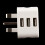 2X Universal USB UK Plug 3 Pin Wall Charger Adapter(3 port) 5