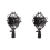 2X Universal 3KG Bearable Load Mic Shock Mount Clip Holder Black 1