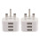 2X Universal USB UK Plug 3 Pin Wall Charger Adapter(3 port) 1