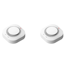 2X Tuya Wifi Smoke Detector Sensor Smart Security Protection Alarm