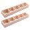 2X Wooden Box Plant Flower Pot 5 Grid 1
