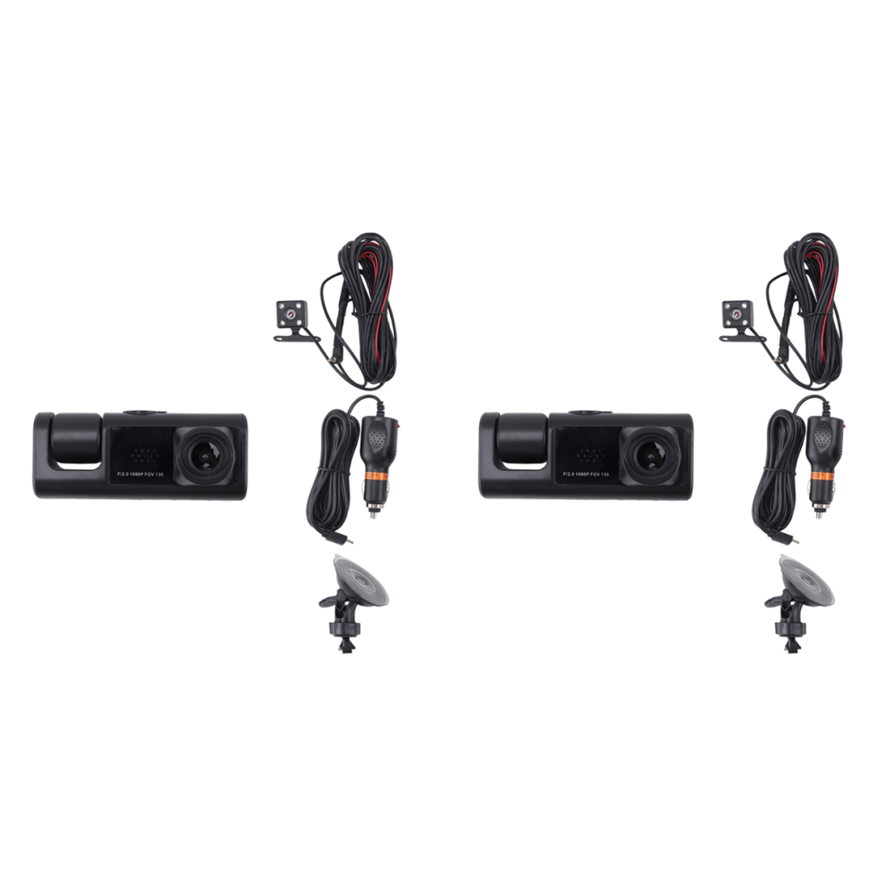 3 Channel Car Dvr Camera, 1080P Dash Camera With Ir Night Vision 4713239283613