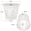 3 Inch 50Pack Planting Basket for Hydroponics, Black and White 4