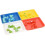 Square Plastic Tray, Bright Color, Cutlery Tray, Flat Tray (Blue28cm) 4
