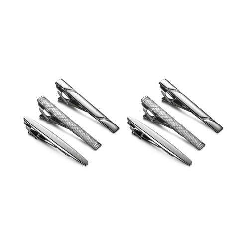 3 Pcs Tie Clips for Men Tie Bar Clip Set for Regular Ties Wedding
