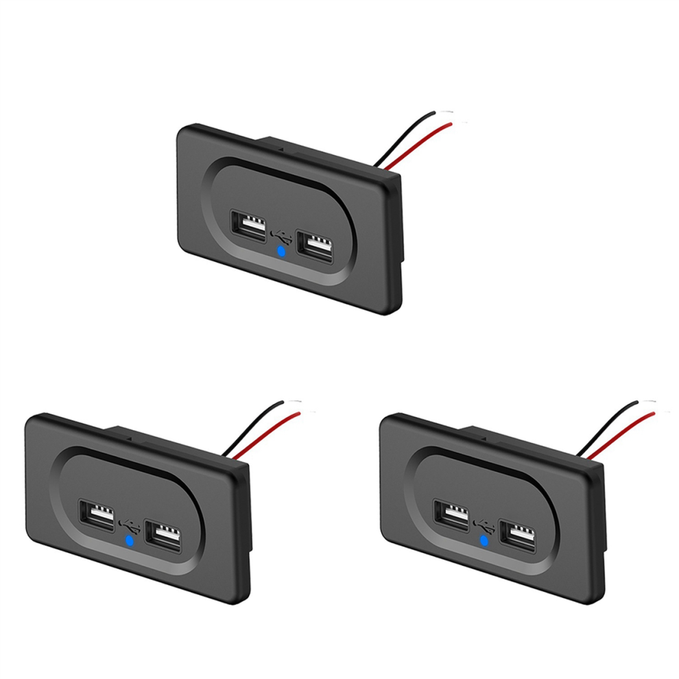 3.1A Dual-Usb Car Charger Socket 12V 24V 4713239210954