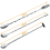 3 Pcs Extra Long Stainless Steel Mixing Spoons Spiral Pattern Bar 4