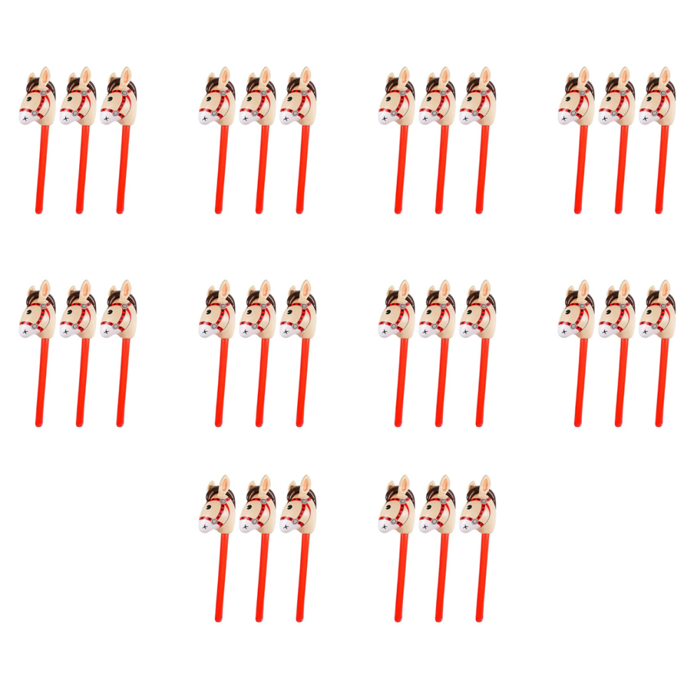 3 PCS Inflatable Horse Heads Cowgirl Stick PVC Balloon Outdoor Toys-image-OPC-PJ2XP8C-NEW