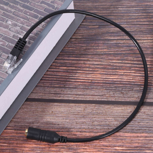 3.5mm Plug Jack to RJ9 for Headset to for Phone Cable 2