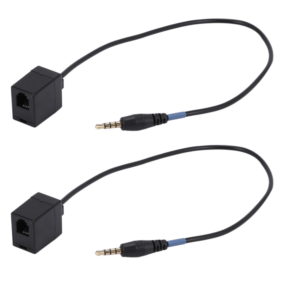 3.5Mm Male Jack To Rj9 4P4c Female Adapter Converter Adapter Cable 4713239212774