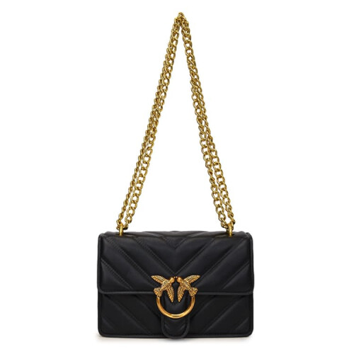 (Black) Crossbody high-end shoulder chain underarm bag