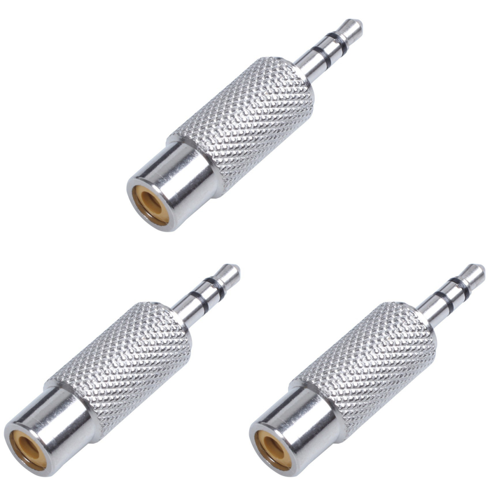 3.5Mm Stereo Male To Mono Female Audio Adapter, Silver 4713239213320