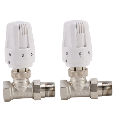 3/4Inch Brass Thermostatic Radiator Valve Straight Type DN20