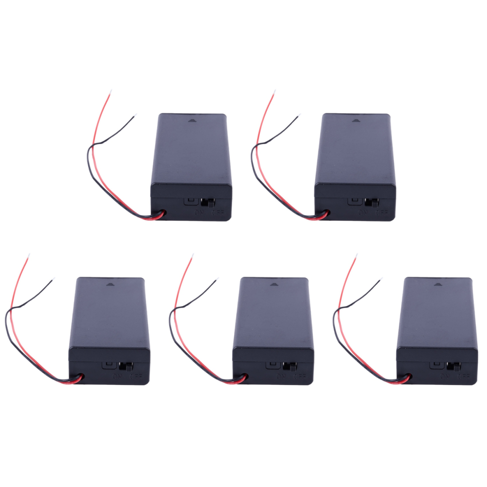 3.7V 2X 18650 Battery Holder Connector Storage On/Off 4713239213733