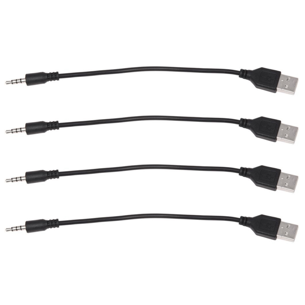 3.5Mm Plug Aux Audio Jack To Usb 2.0 Male Charger Cable Adapter Cord 4713239212927