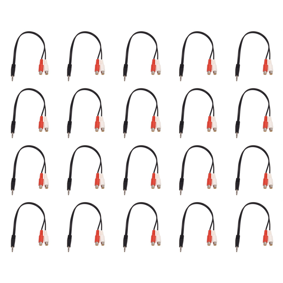 3.5Mm Stereo Adapter Headphone Jack To 2 Jack Adapter Audio Cable 4713239213245