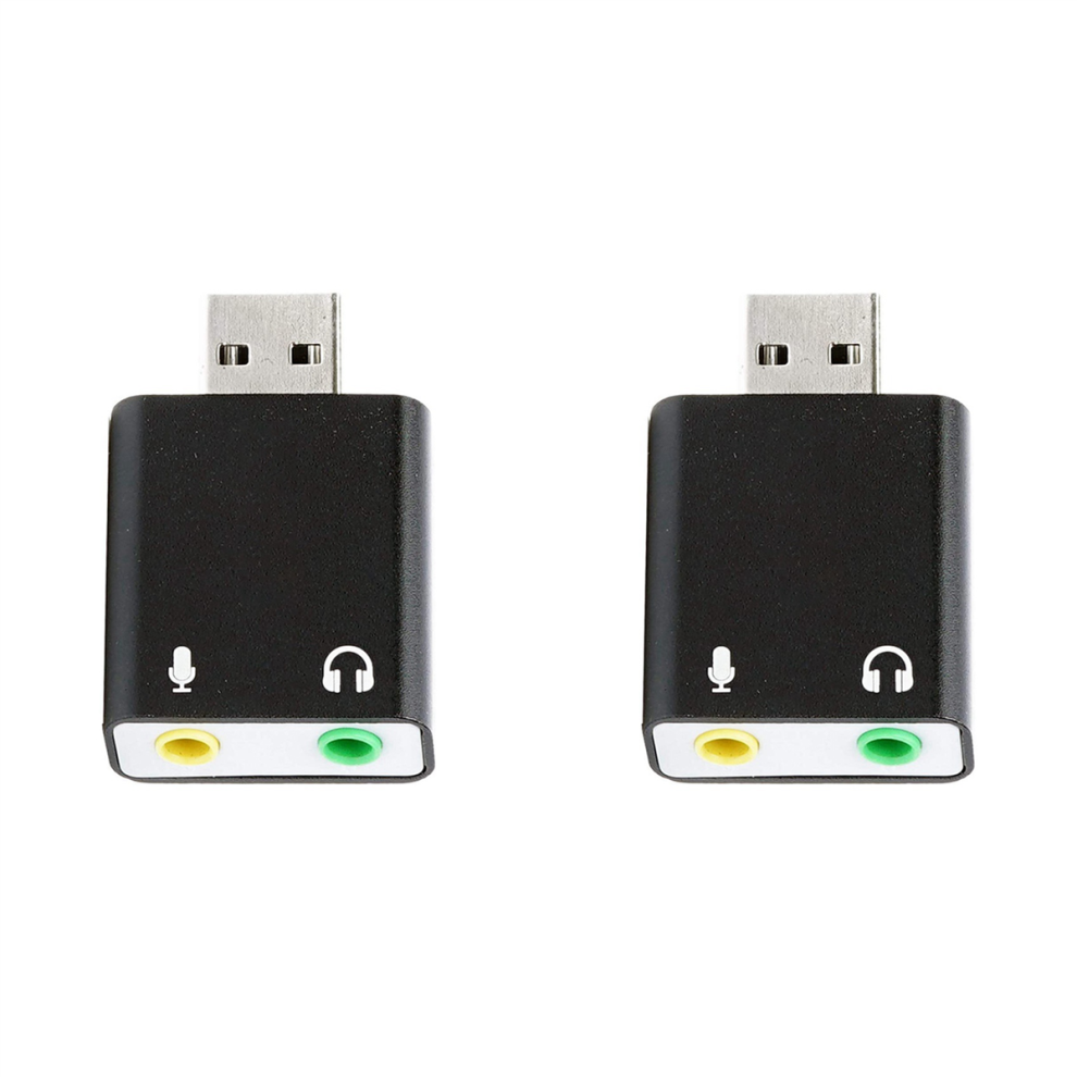 3.5Mm Trs Microphone To Usb 2.0 Audio External Sound Card For Pc 4713239213504