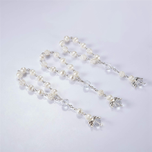 30 Pcs Baptism Acrylic Rosary Beads Rosaries Angel with Organza Bags