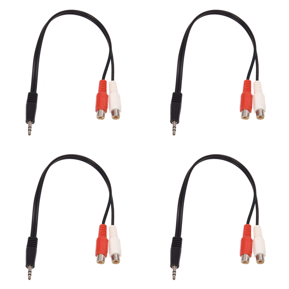 3.5Mm Stereo Adapter Headphone Jack To 2 Jack Audio Cable 4713239213276
