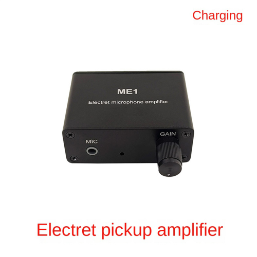 3.5mm ME1 Condenser Microphone Headphone Amplifier Audio Preamplifier 2