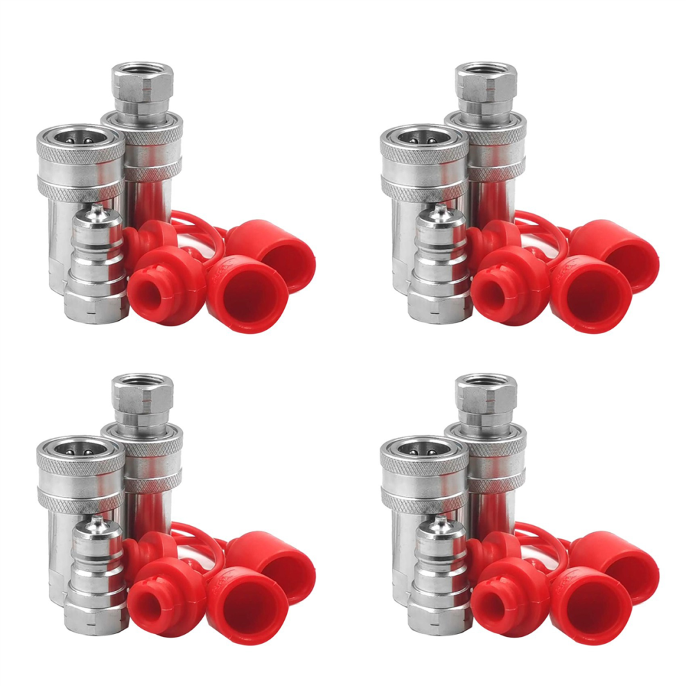 3/8Inch Npt Thread Iso7241-1A Hydraulic Quick Disconnect Coupler Set 4713239214860