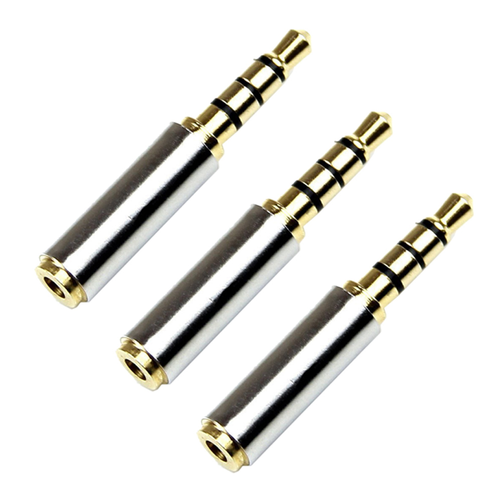 3.5Mm To 2.5Mm Plug Earphone Jack Adapter(Golden) Golden 4713239213399