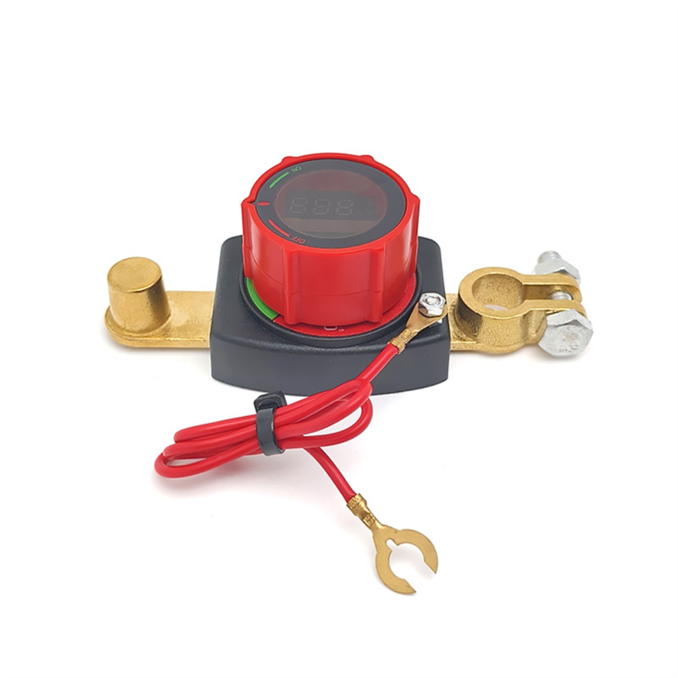 300A Side Post Battery Disconnect Switch 12V Negative On/Off Led 4713239218844