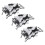300Pcs Plastic Disposable Mini Shovel Spoon Potted Cake 1