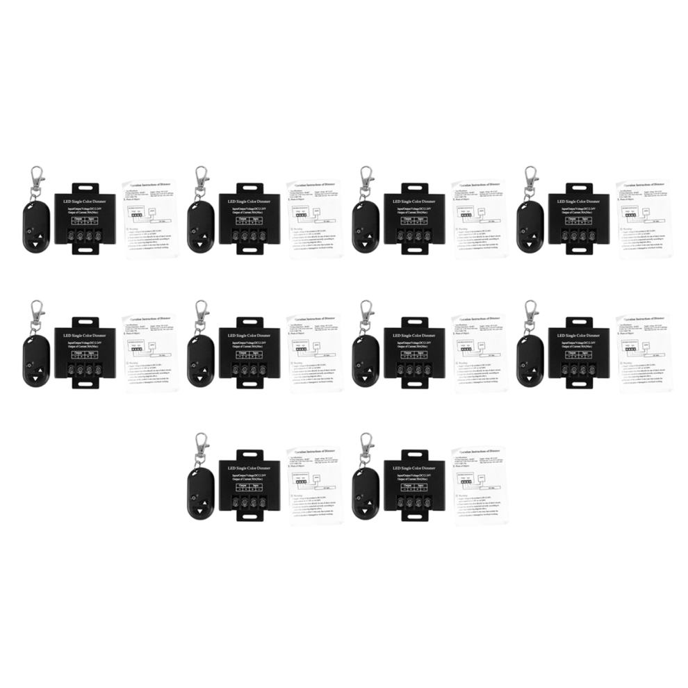 30A Single Channel Led Dimmer Controller With 3 Key Remote Control 4713239221196