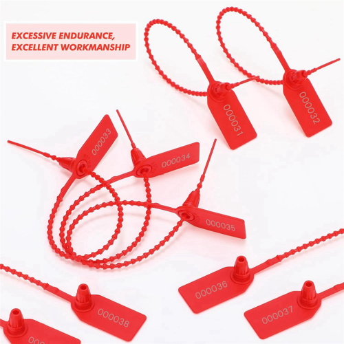 300 Pcs Plastic Tamper Seals, Numbered Zip Ties Security Tags 250mm 1