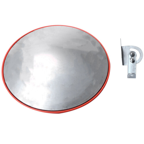 30Cm Wide Angle Security Road Mirror Curved Convex Mirror(Orange) 2