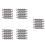 30Sets Plastic Cubes Price Display Tags Adjustable Number Label 3