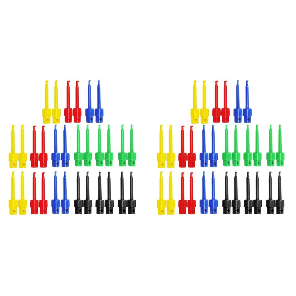 30Pcs Multimeter Wire Lead Test Clip, Electronic Mini Test Probe Set 4713239224784