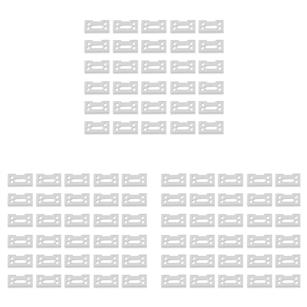 White 30Pcs 28 Teeth Zirconia Ceramic Clipper Blade For Senior Clipper