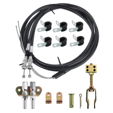 330-9371 Universal Disc/Drum Parking Brake Cable Kit Emergency Brake