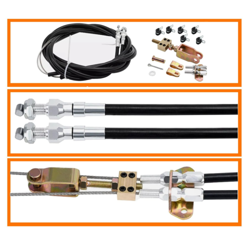330-9371 Universal Disc/Drum Parking Brake Cable Kit Emergency Brake 2