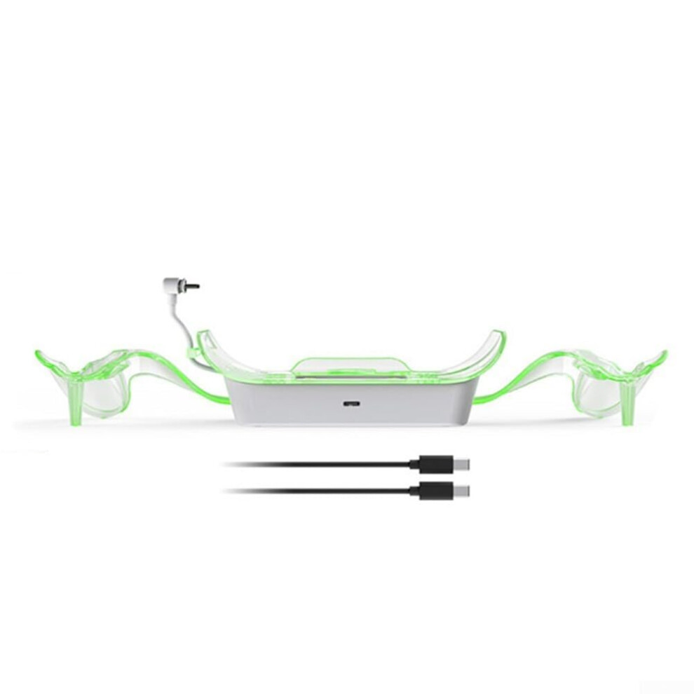 Practical charging station for Meta Quest3S dual devices for charging with LED displays and warnings-image-OPC-PJ2XSQY-NEW