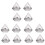 36PCS Transparent Diamond Shape Candy Box Wedding Favor Gift Boxes 1