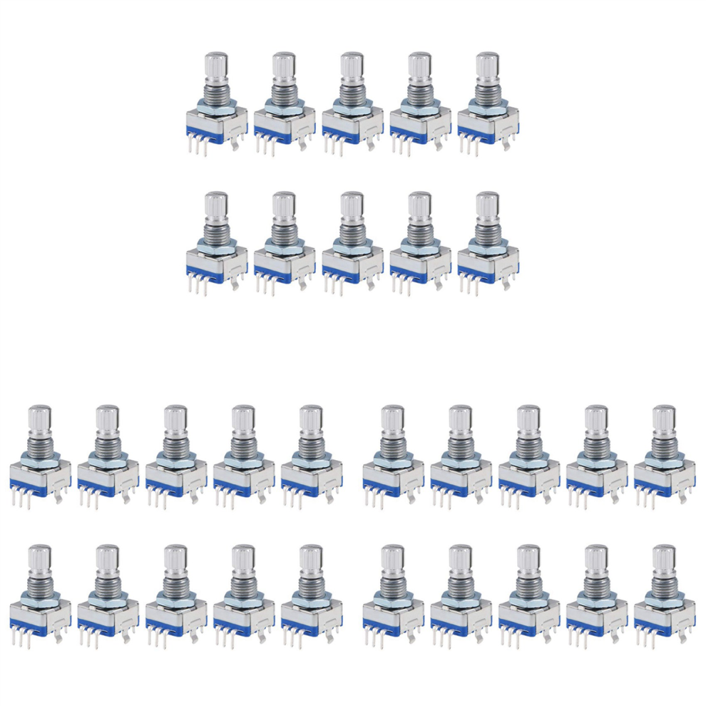 360 Degree Rotary Encoder Code Switch Ec11 5 Pins 15Mm Shaft 10Pcs 4713239203888