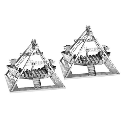 3D Metal Model Kit Viking Ship Assembly Model DIY 3D Cut Model
