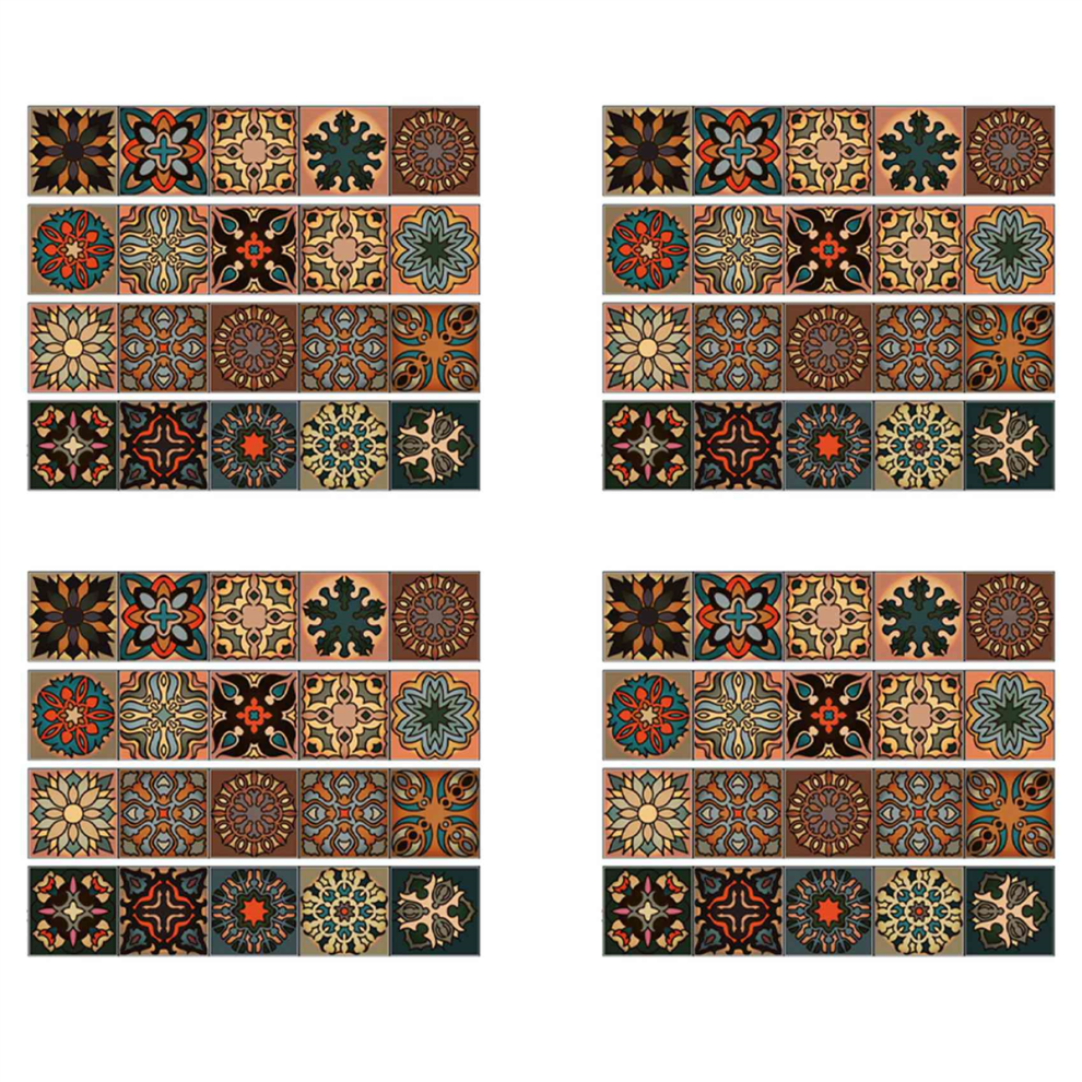 3D Multi Moroccan Self-Adhesive Bathroom Wall Stair Tile Sticker 4713239228577