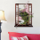 3D Window Peach Blossom Flower Art Wall Sticker Mural 4