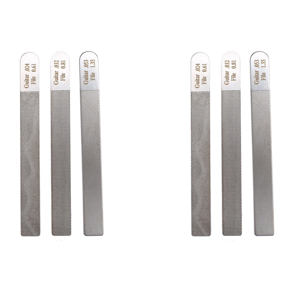 3Pc/Set Guitar Nut Files Fret Crowning Slot Filing Luthier Repair Kit 4713239232277