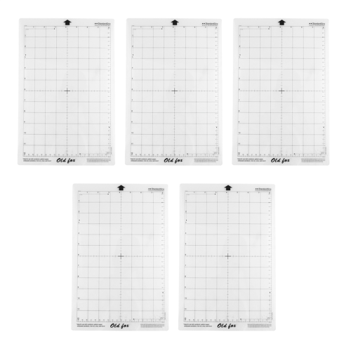 3Pcs Cutting Adhesive Mat with Measuring Grid 8 By 12 Inch