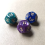 3Pc 12-Sided Tarot Dice Resin Divination Cards Game for Astrologers 3