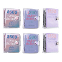 3Pcs Mini Binder Savings Challenge Saving Money Budget Binder