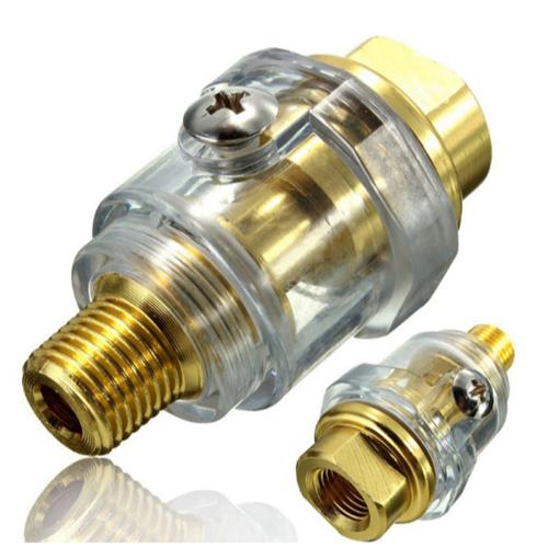 3Pcs Mini Oiler-1/4inch NPT Oil Lubricator for Air Compression-Yellow 1