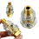 3Pcs Mini Oiler-1/4inch NPT Oil Lubricator for Air Compression-Yellow 4