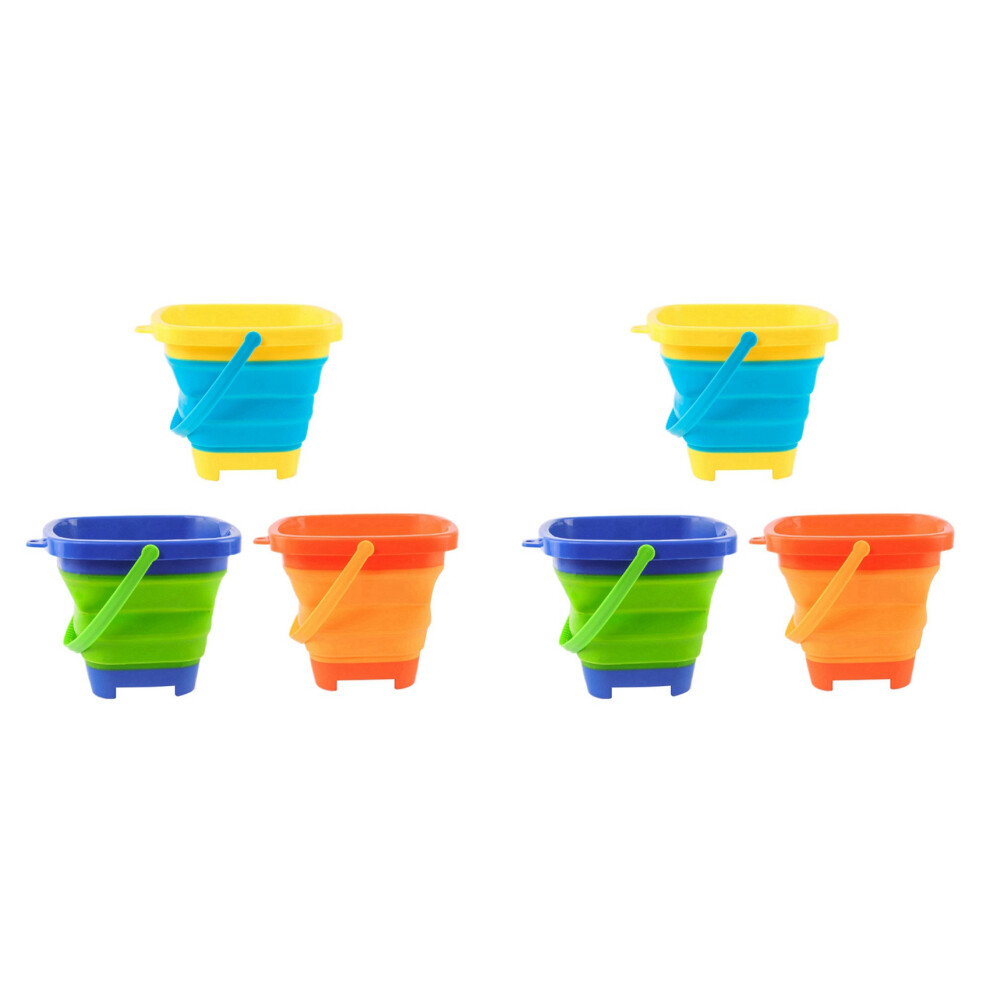 3Pcs Foldable Bucket Foldable Pail Bucket Sand Buckets 4713239234578